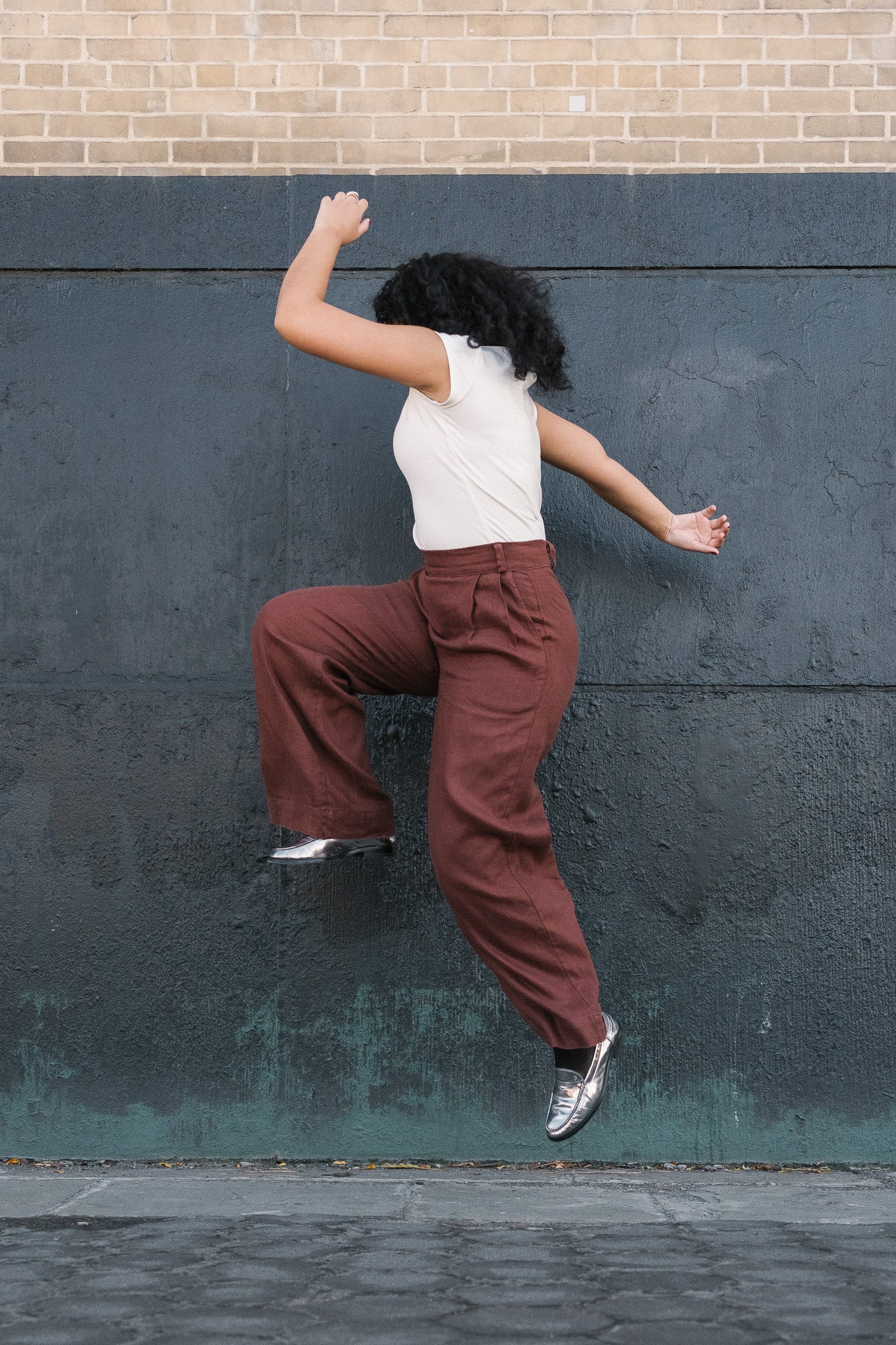 The Acaso Perfect Fit Trouser in Chocolate