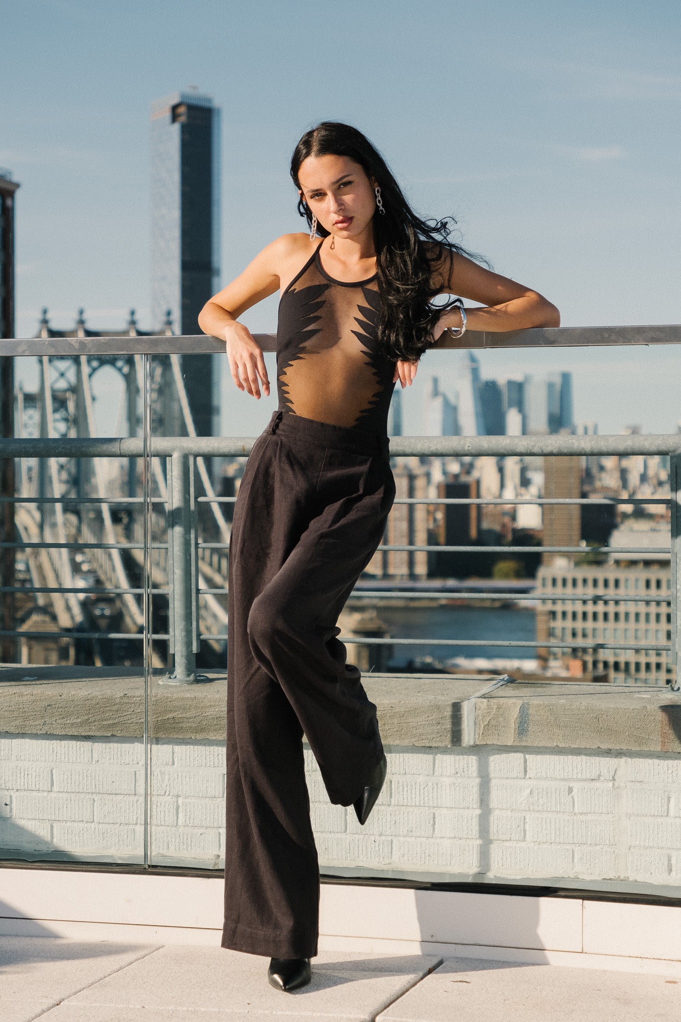 The Acaso Perfect Fit Trouser in Black