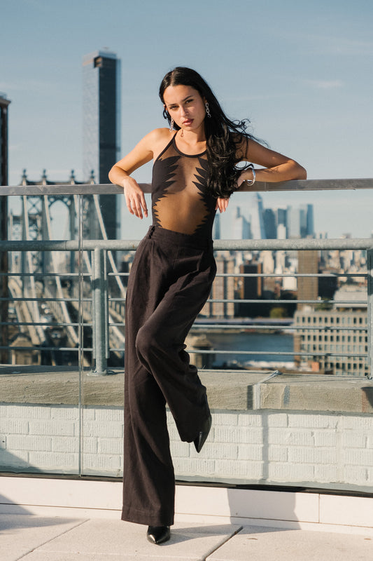 The Acaso Perfect Fit Trouser in Black