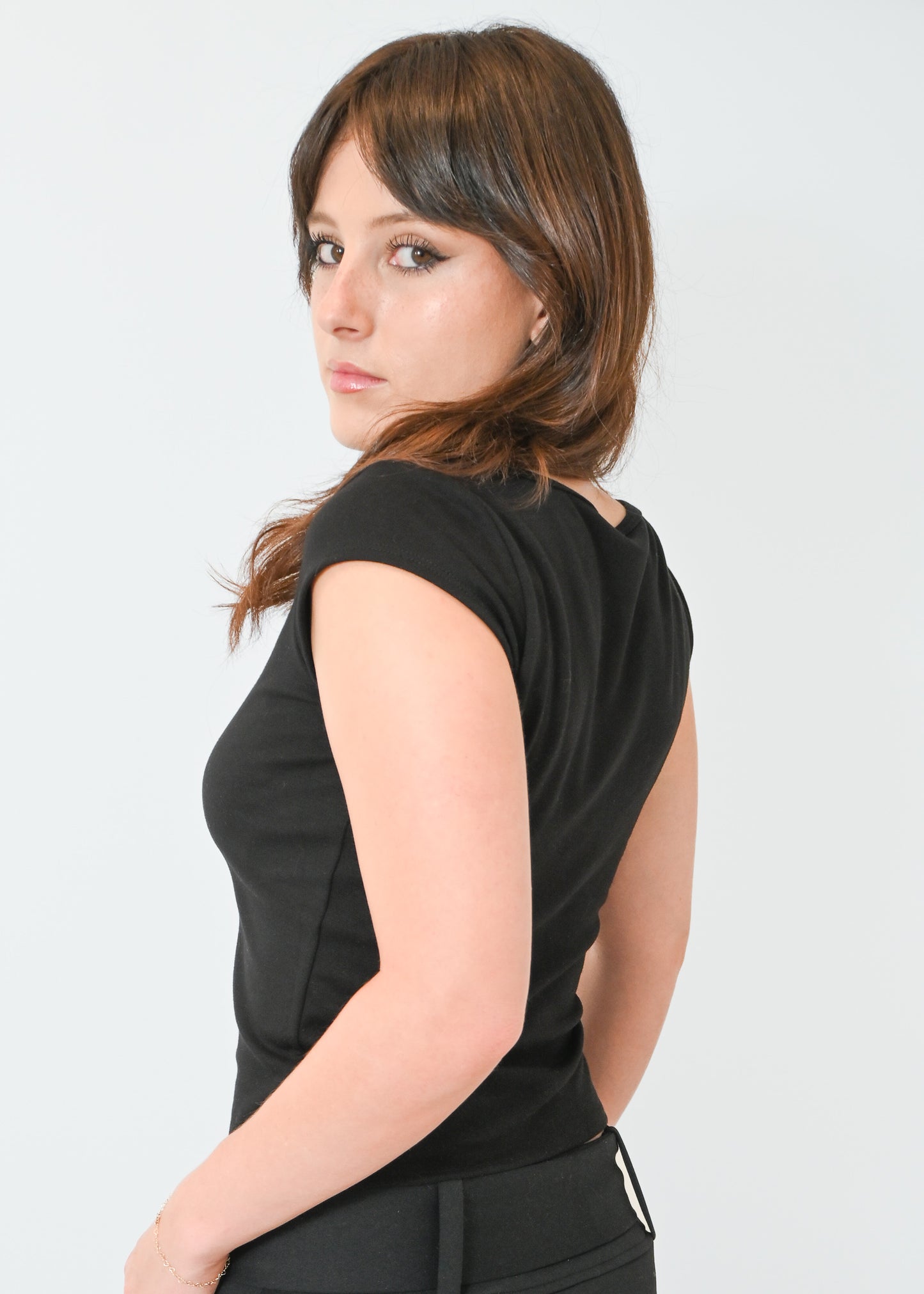 Siena's Boat Neck Baby Tee