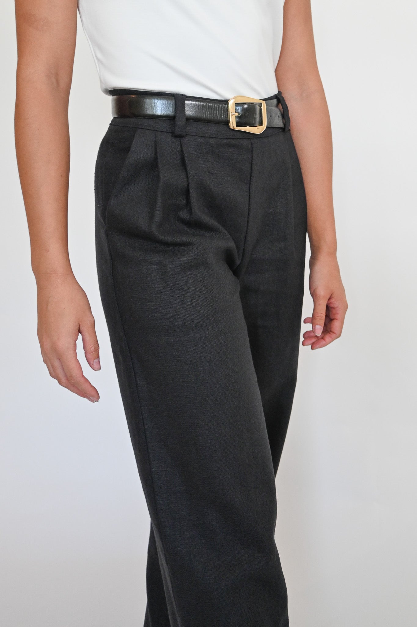 The Acaso Perfect Fit Trouser in Black