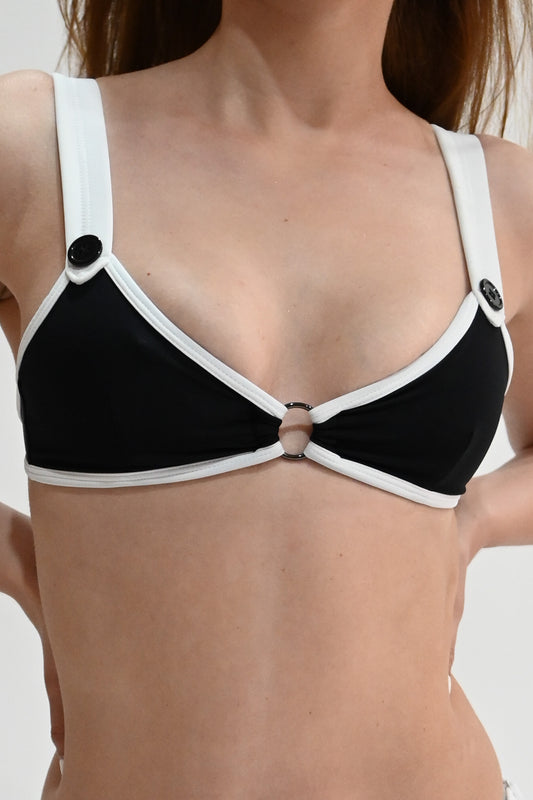 Siena’s Button Bikini Top